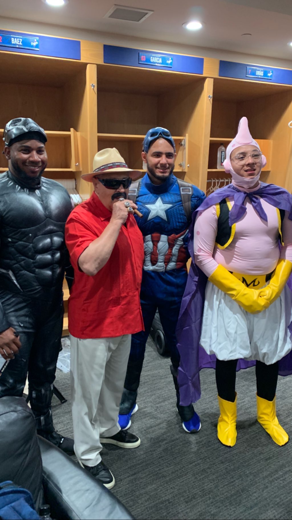 Dodgers had their dressup day for 2019 involving all on their charter