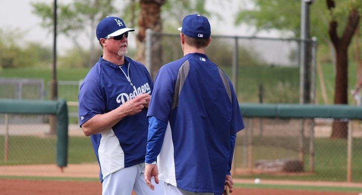 Mark McGwire is a really good hitting coach. (By: Dustin Nosler)