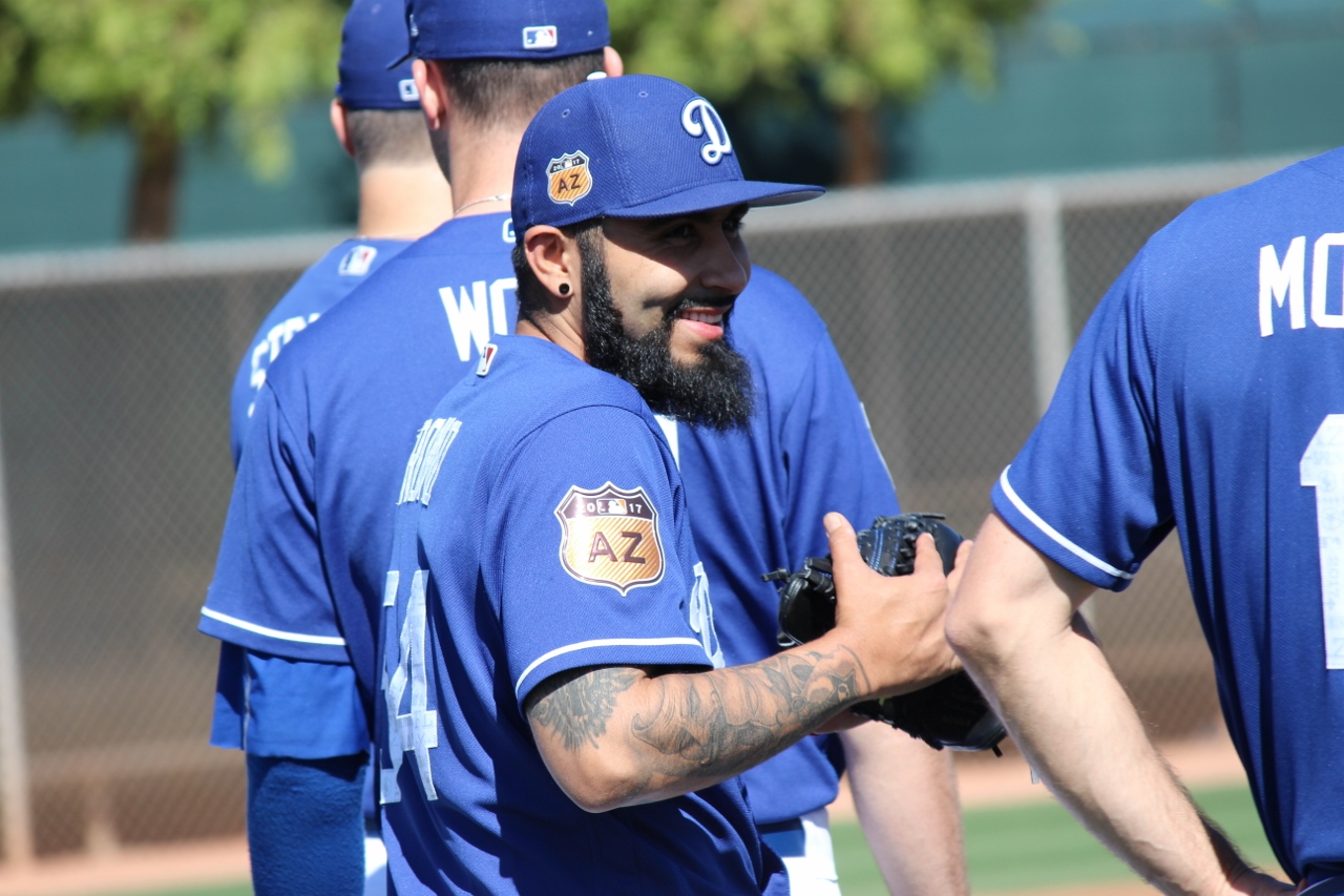 Sergio Romo finds himself at home in Dodgers blue