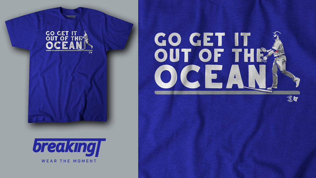 The Max Muncy 'Go Get It Out Of The Ocean' shirt is here & it is