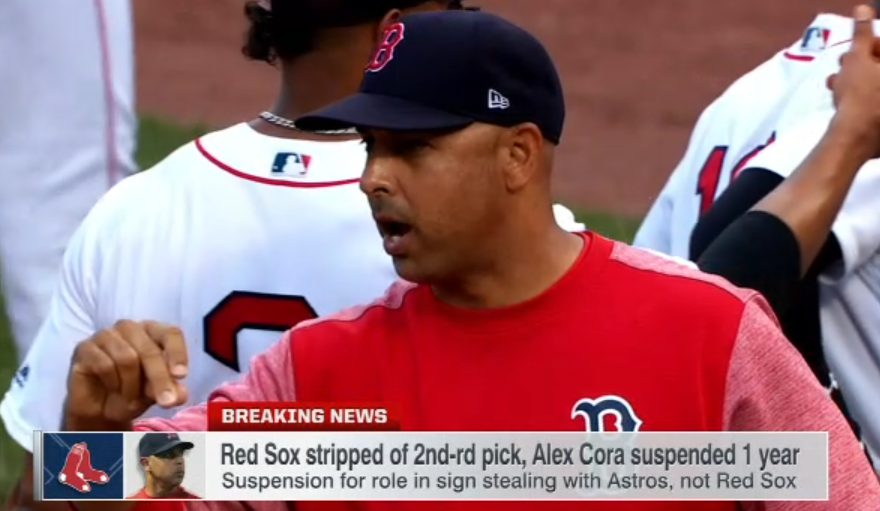 MLB pins Red Sox sign-stealing scandal on a video replay guy, I