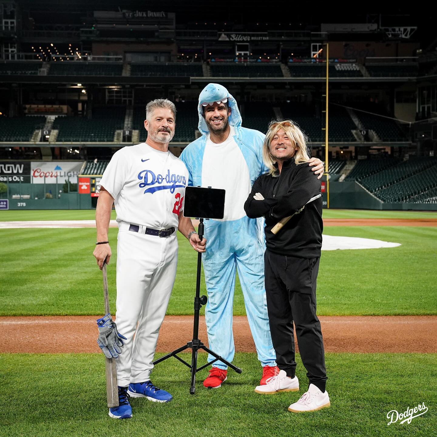 Dodgers Hold Annual Team Costume Dress Up Day for Flight to San Francisco