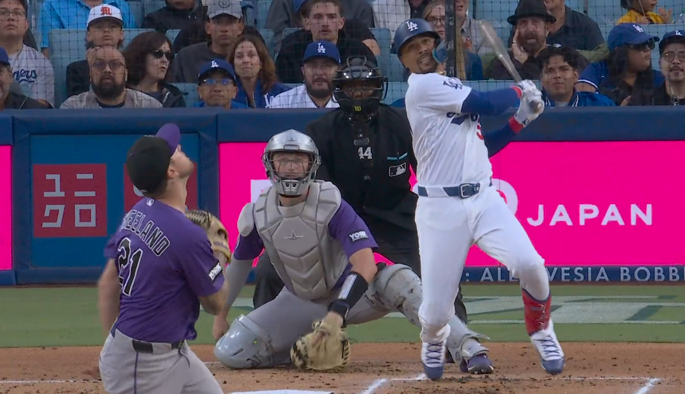 Dodgers 15, Rockies 6: Mookie homers twice as bats erupt for 5 homers to back Lauer in debut